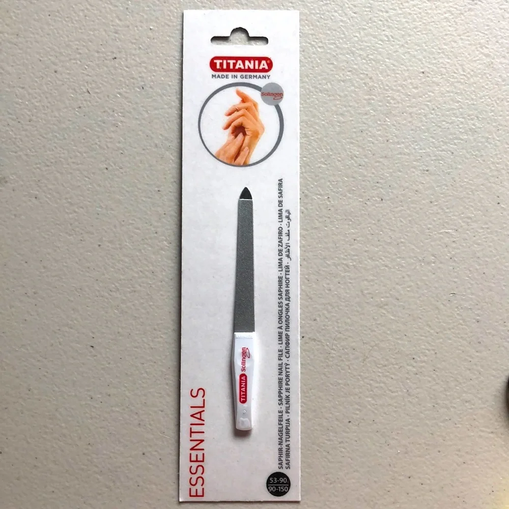🌵3/$15 Titania Essentials sapphire nail file made in Germany (see description)